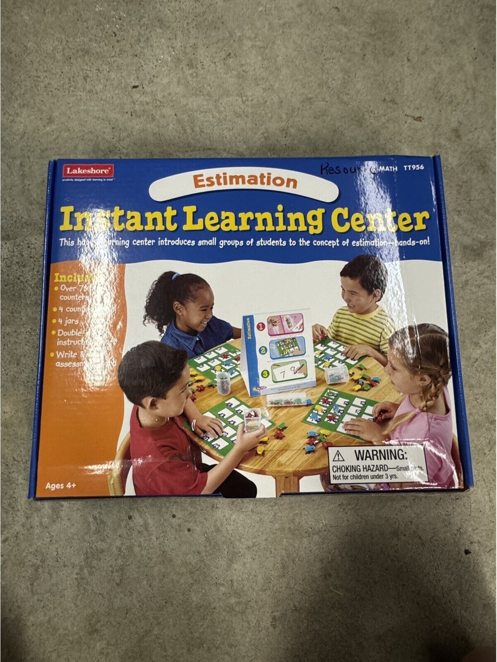Lakeshore Instant Learning Center Estimation Game Set for 4 kids - Ages 4 and Up